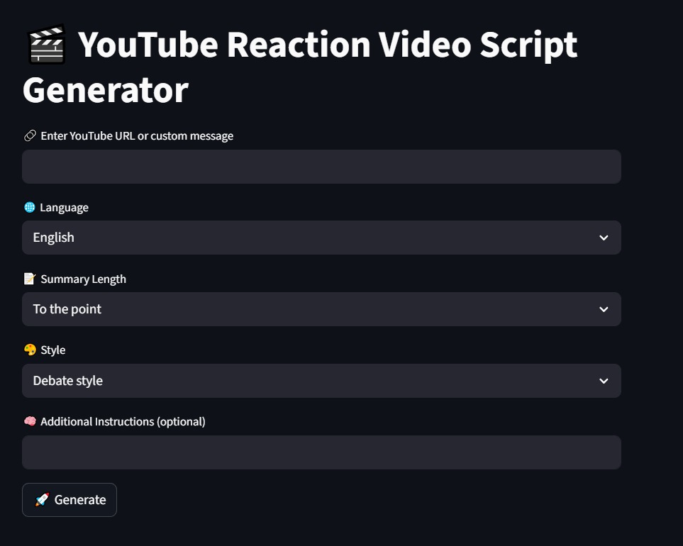 YouTube Reaction Video Assistant thumbnail 3