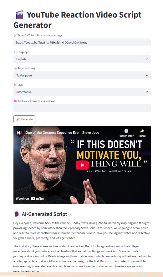 YouTube Reaction Video Assistant thumbnail 4