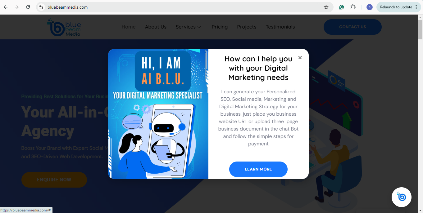 BLU – AI Digital Marketing Bot thumbnail 1