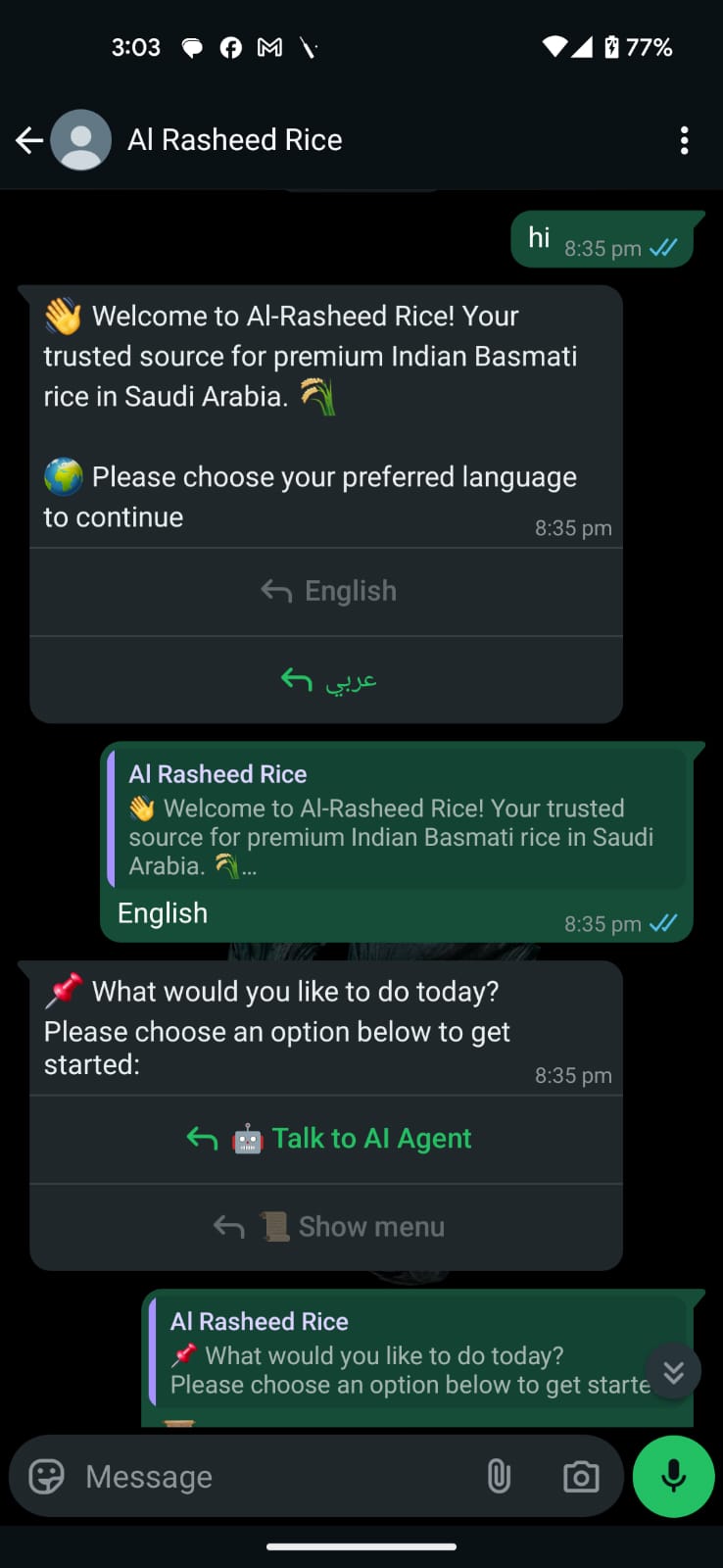 Rice Store WhatsApp Bot thumbnail 2